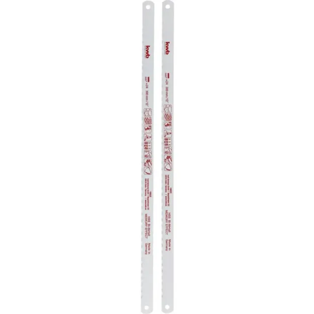 KWB 1880-20 lame seghetto metallo 300 mm 6 pz bimetallo