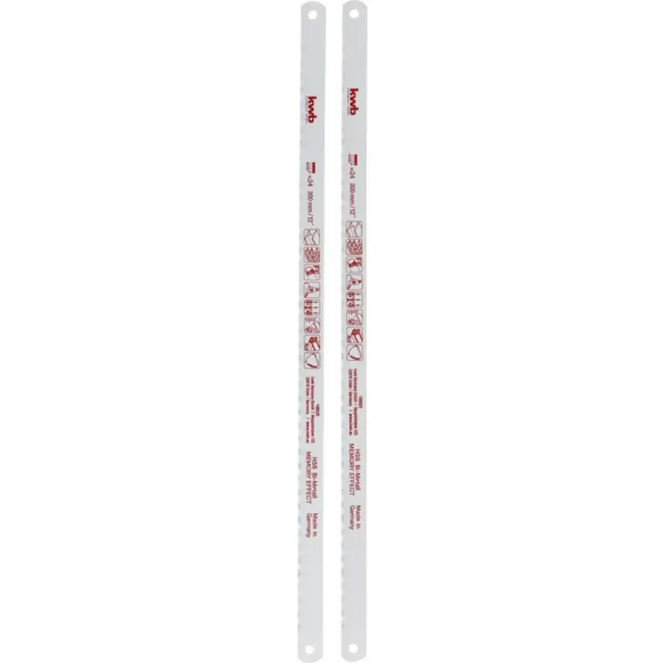KWB 1880-20 lame seghetto metallo 300 mm 6 pz bimetallo