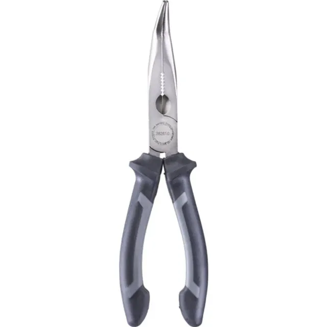 KWB pinza a becchi mezzotondi piegati 200 mm acciaio
