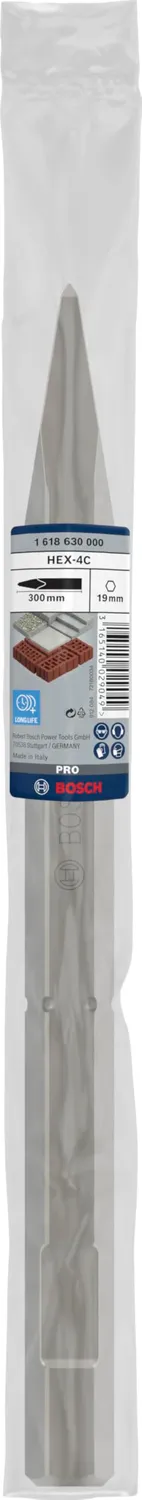 Bosch PRO HEX 19-4C scalpello a punta 300 mm