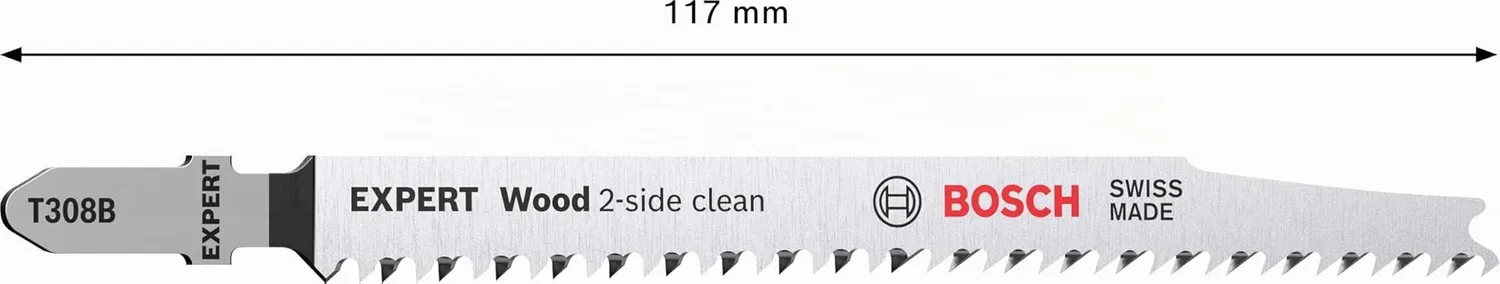 Bosch Expert Wood 2-side clean T308B lame seghetto 5pz