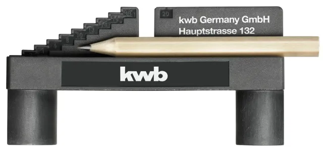 KWB cercacentri legno metallo con matita e magnete