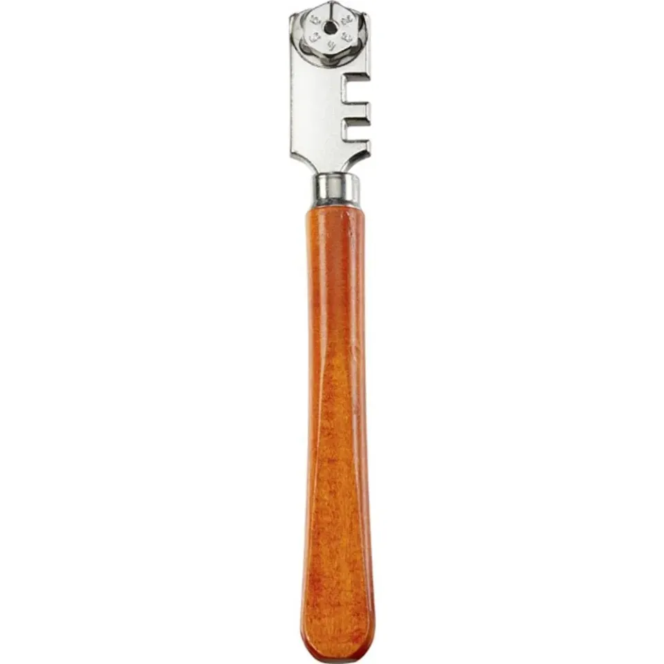 KWB 1771-00 Tagliavetro 6 Rotelle Manico Legno