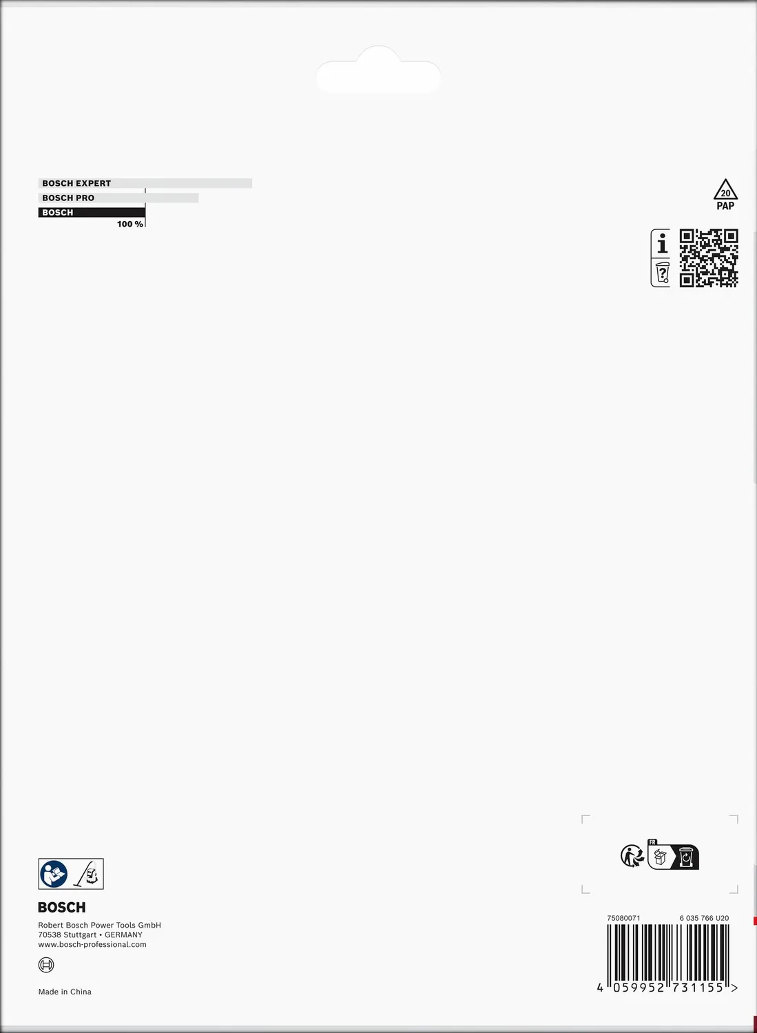Bosch Expert Sacchetti Carta Aspirapolvere 5pz Secco
