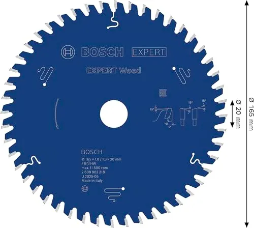 Bosch Expert Wood lama circolare 165x20 mm T48 legno