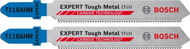 Bosch Expert T118AHM lame seghetto 2 pezzi per inox 83 mm