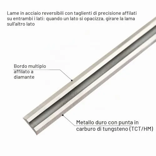 Graff Lama Pialla 82 mm TCT Reversibile per Legno