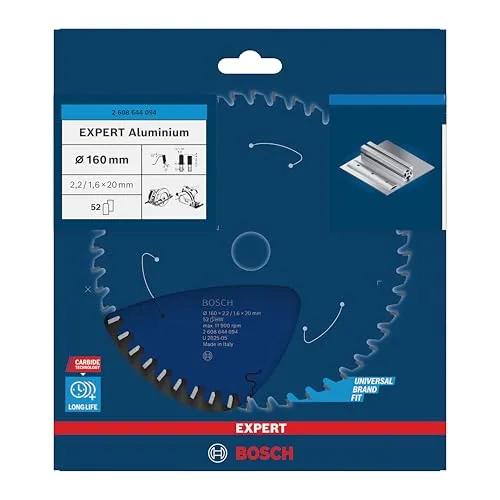 Bosch Expert lama circolare alluminio 160x20 mm 52 denti