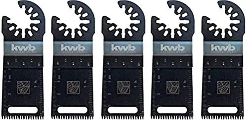 KWB AKKU-TOP lama multitool 34 mm 5 pz denti giapponesi