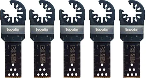 KWB AKKU-TOP Lame multitool 5 pz 22 mm bimetalliche