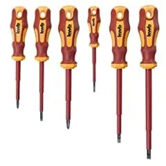 KWB VDE set cacciaviti isolati 1000V 6 pz