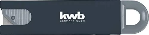 KWB mini coltello sicurezza nero lama retrattile 39mm tascabile