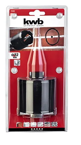 KWB 1752-80 corona diamantata 80 mm M16 a secco