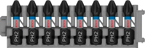 Bosch Pro Bit Phillips Impact 8 Pezzi Avvitamento Pesante