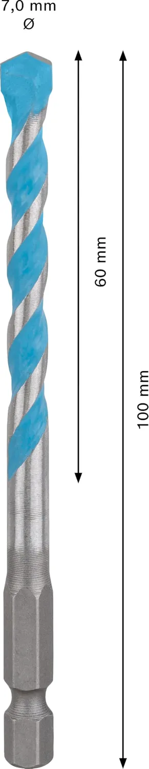 Bosch Expert Punta HEX-9 MultiConstruction 7x100 mm