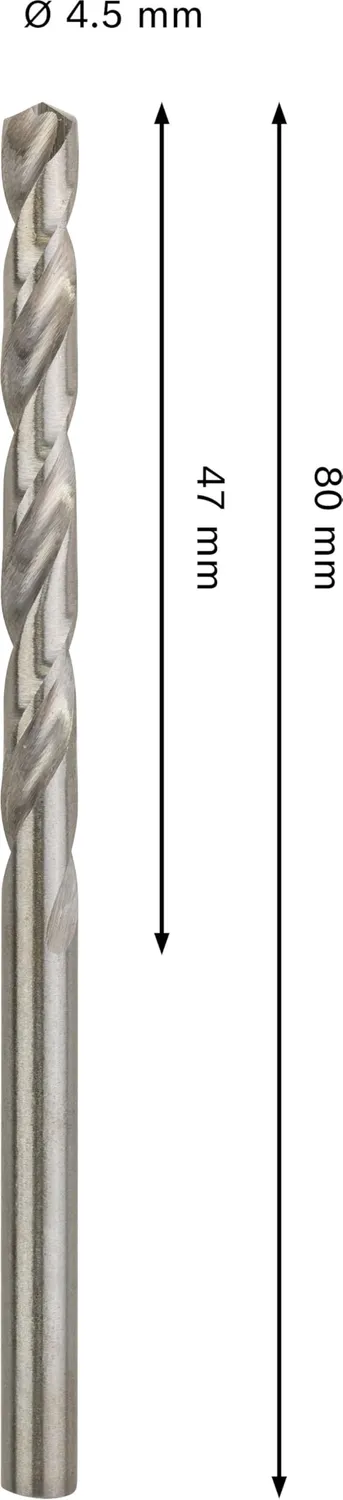 Bosch PRO Metal HSS-G punta metallo 4,5 mm 1 pz