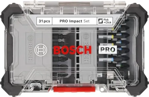 Bosch Expert PRO Impact Set Bit Avvitamento 31 Pezzi Torsione