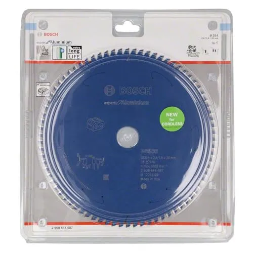 Bosch Expert Alluminio 254x30mm lama circolare 78 denti
