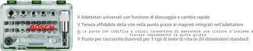 Bosch Expert 2607017160 Set Bit Avvitamento 27 Pezzi Colorati