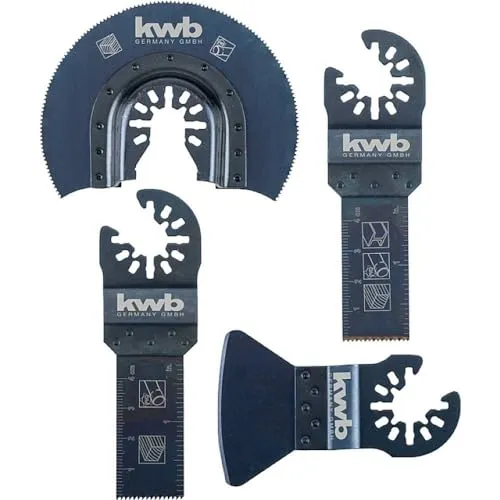 KWB 708800 Set 4 Lame Multitool Legno Metallo