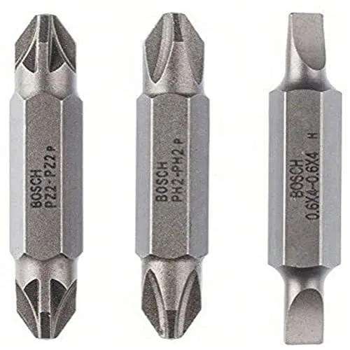 Bosch inserti avvitamento S0.6 PH2 PZ2 3 pezzi Pick Click
