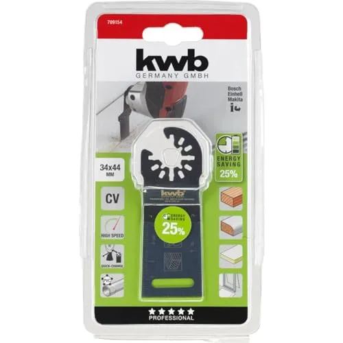 KWB 624720 lama seghetto 34 mm legno metallo plastica