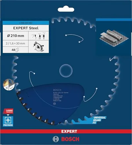 Bosch Expert Lama Circolare 210x30 mm 48 Denti per Acciaio