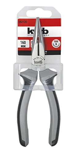 KWB Profi 382120 pinza a becchi piatti 160 mm diritta