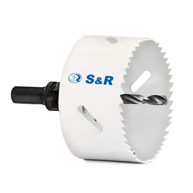 S&R Sega a tazza bimetallo 83 mm per metallo legno