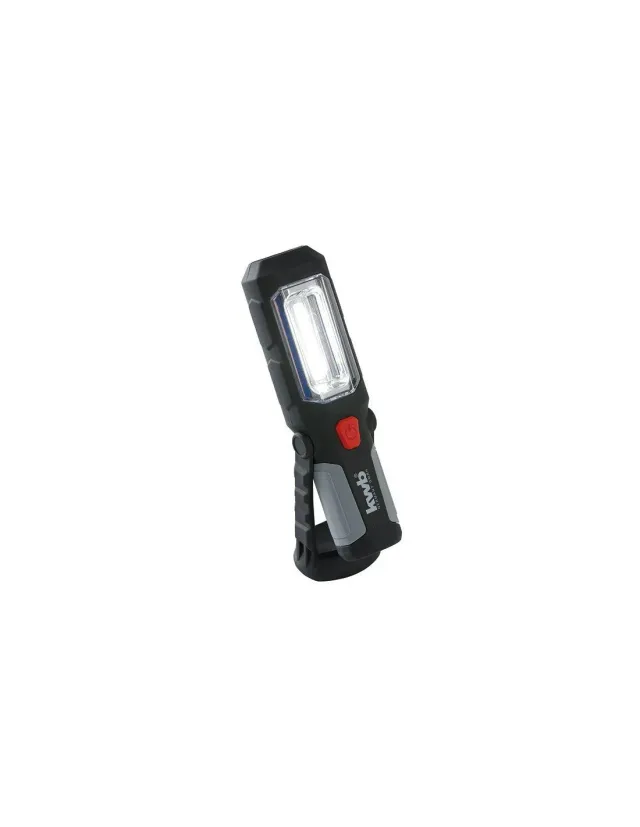 KWB COB-LED Lampada da Officina Magnetica Nera a Batteria