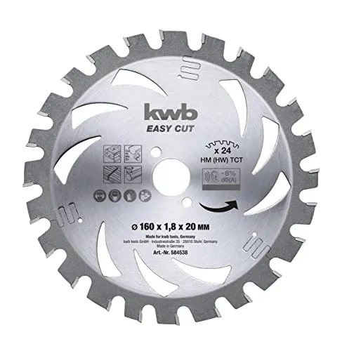 KWB Easy Cut AKKU-TOP 586138 lama circolare 184x20 mm