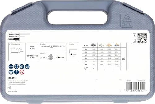 Bosch Expert Set Seghe a Tazza Multi Material 9pz Bimetallo