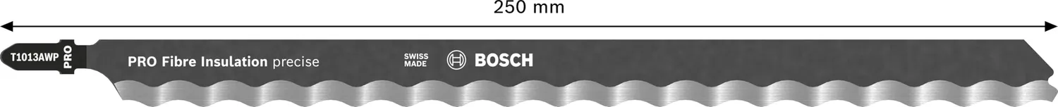 Bosch PRO T1013AWP lame seghetto 3 pz fibra isolante