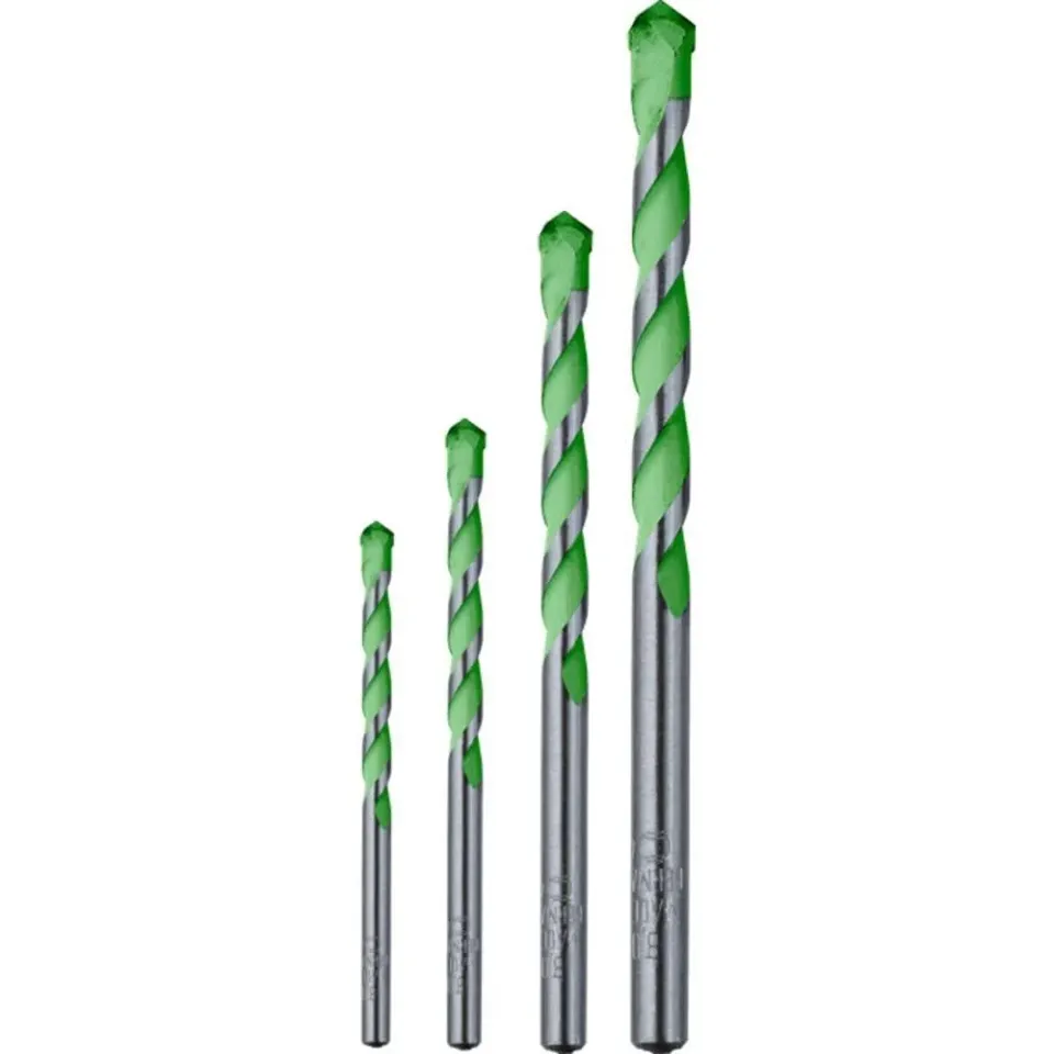 KWB AKKU Top Hardcut punte granito 4 pezzi 5-10 mm