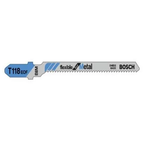 Bosch Expert T 118 EOF Lame Seghetto Metallo 3 Pezzi