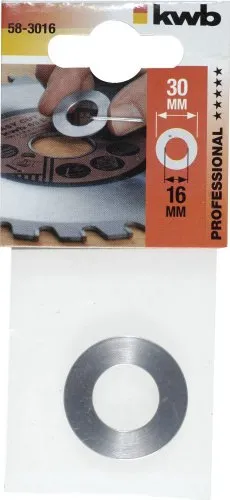 KWB 58-3016 anello riduzione lama circolare 30x16 mm