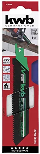 KWB Lama sciabola metallo duro 12 mm attacco universale