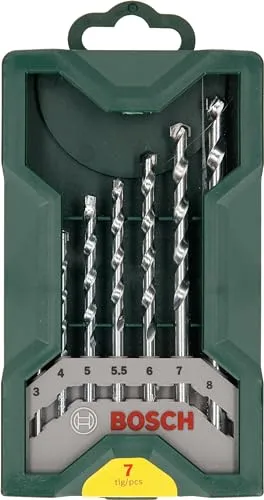 Bosch Expert Mini-X-Line set punte muro 7 pz 3-8 mm
