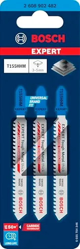 Bosch Expert Tough Metal thick T155HHM lama seghetto 3 pz inox