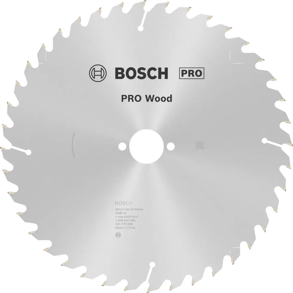 Bosch Optiline lama circolare legno 254x30 mm