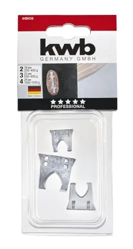 KWB 4494-10 cunei acciaio per manici martello 3 pz