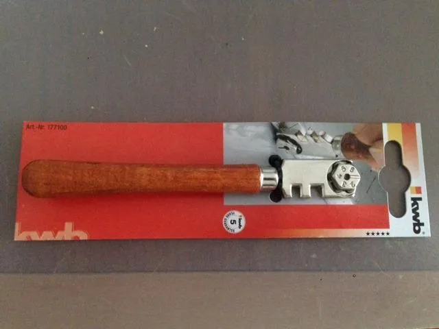 KWB 1771-00 Tagliavetro 6 Rotelle Manico Legno