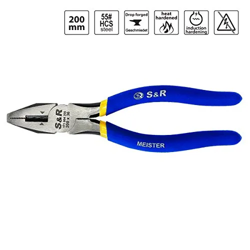 S&R pinza universale 180 mm acciaio CR-V impugnatura