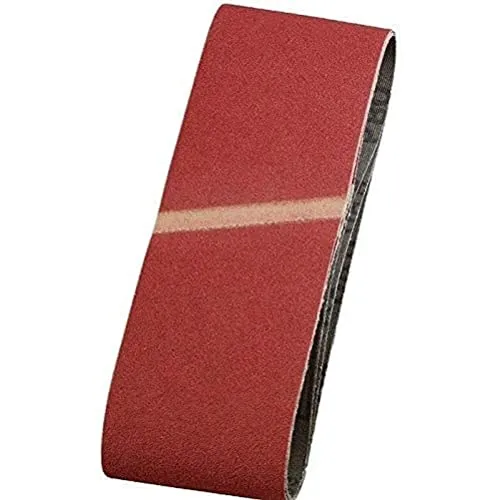 KWB 914708 nastri abrasivi 105x620 mm K80 3 pezzi corindone