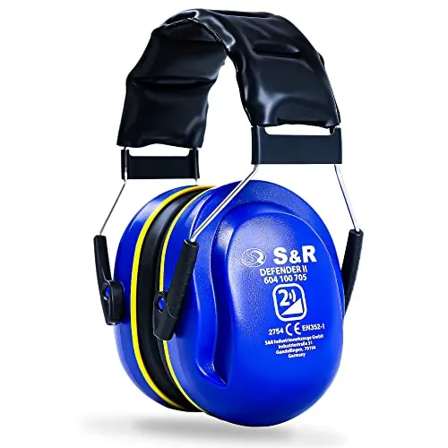 S&R Defender Cuffie Antirumore SNR 29,8 dB alta attenuazione