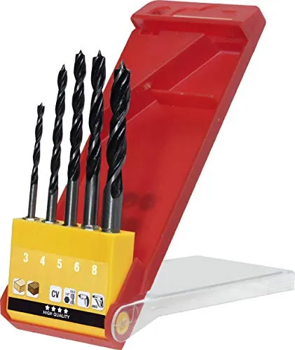 KWB CV set punte legno esagonali 4-10 mm 5 pezzi