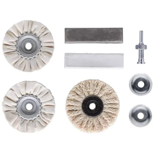 KWB set lucidatura 6 pezzi per trapano con paste