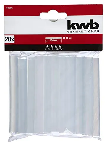 KWB 539020 stick colla a caldo 11x100 mm 20 pezzi