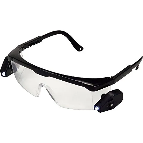 KWB 947690 occhiali protettivi LED bianchi regolabili