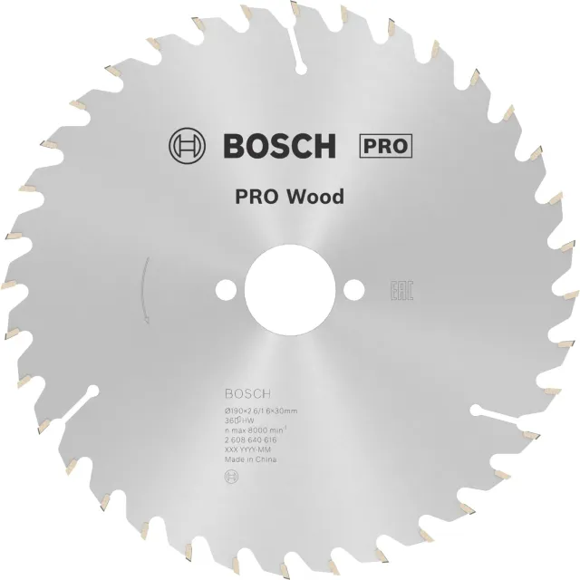Bosch Expert PRO Wood lama circolare 190 mm 36 denti legno